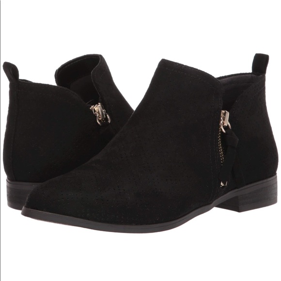 Dr. Scholl's Shoes - EUC Dr. Scholl’s Rate Zip black suede bootie, size women’s 7M